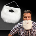 White Beard with Elastic Band